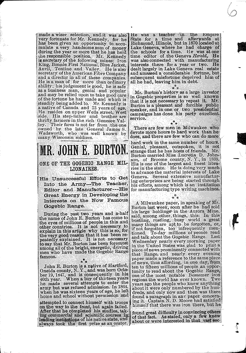  Source: Milwaukee Sunday Telegraph Topics: Industry Date: 1887-05-22
