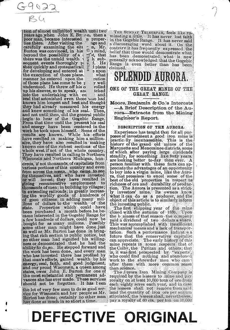  Source: Milwaukee Sunday Telegraph Topics: Industry Date: 1887-05-22