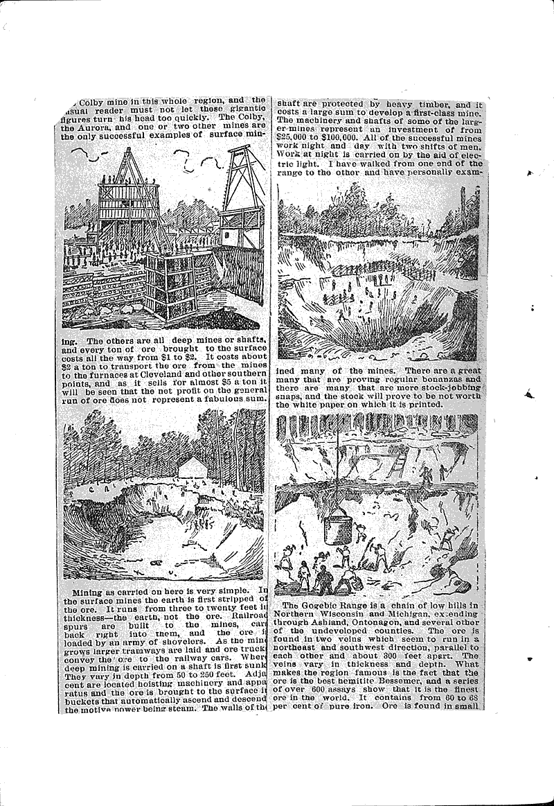Wisconsin's bonanza Newspaper Article/Clipping Wisconsin Historical Society