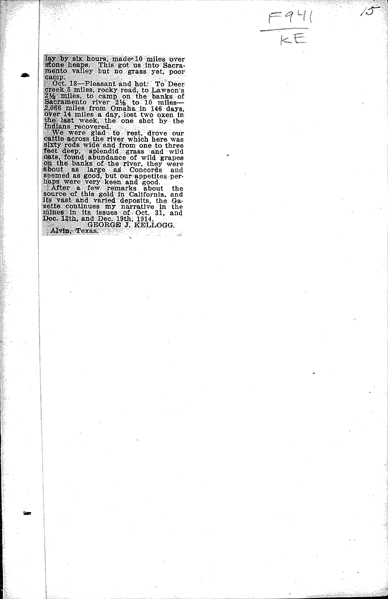  Source: Janesville Gazette Topics: Voyages and Travels Date: 1914-10-10