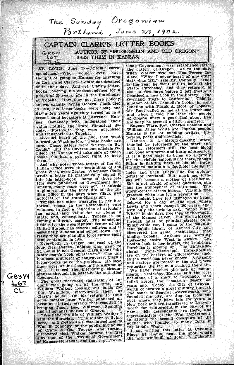  Source: Sunday Oregonian Topics: Voyages and Travels Date: 1902-06-29
