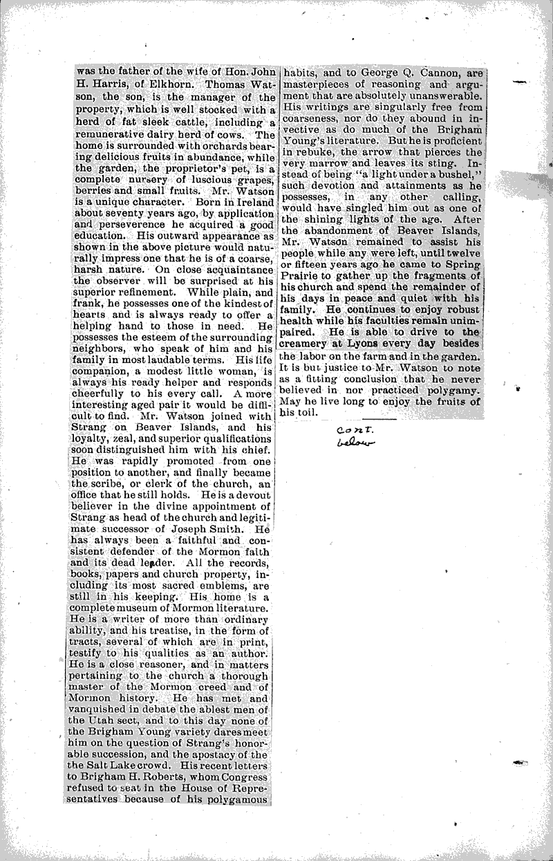  Source: Delavan Republican Topics: Church History Date: 1906-02-01