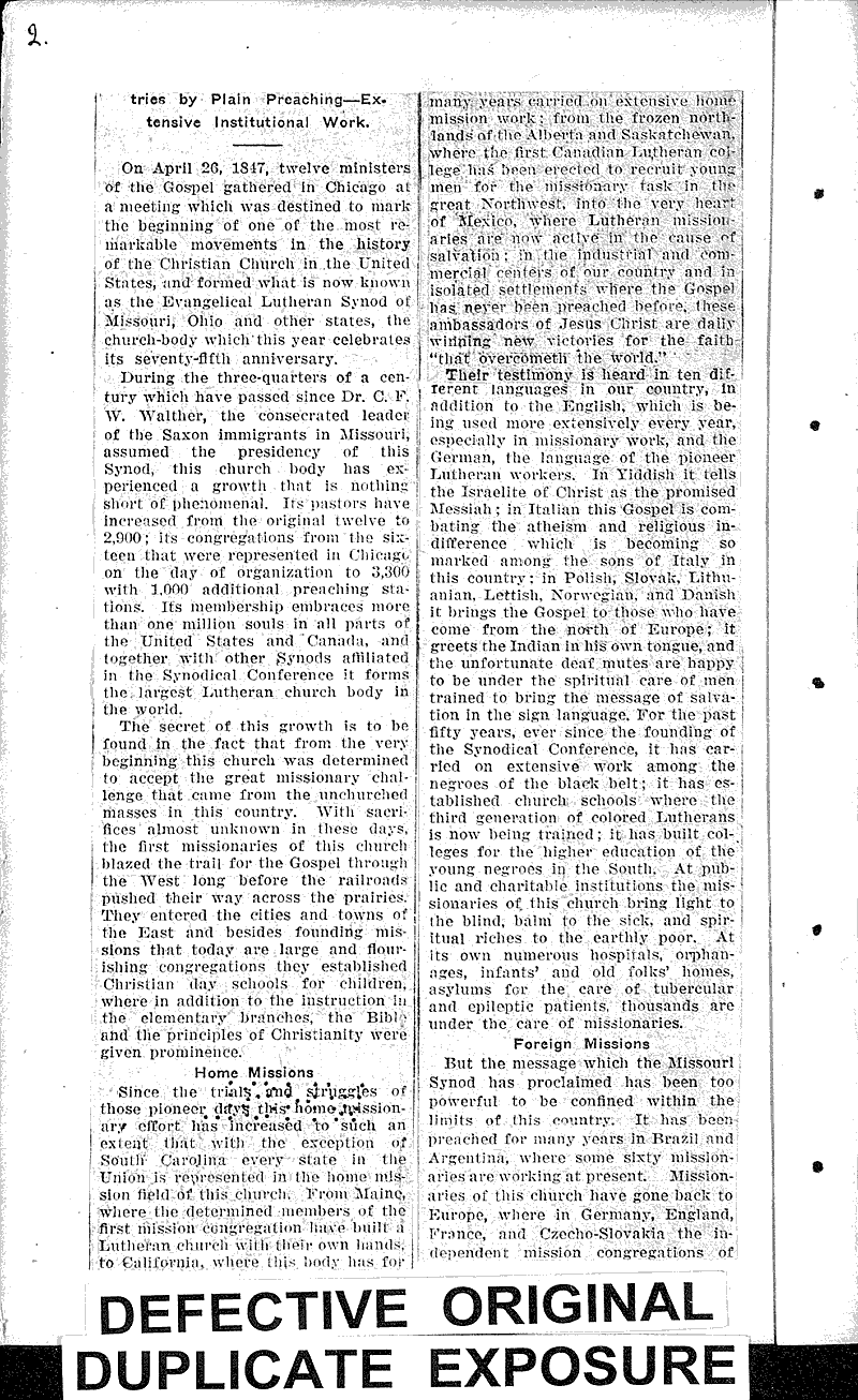  Source: Watertown Times Topics: Church History Date: 1922-04-18