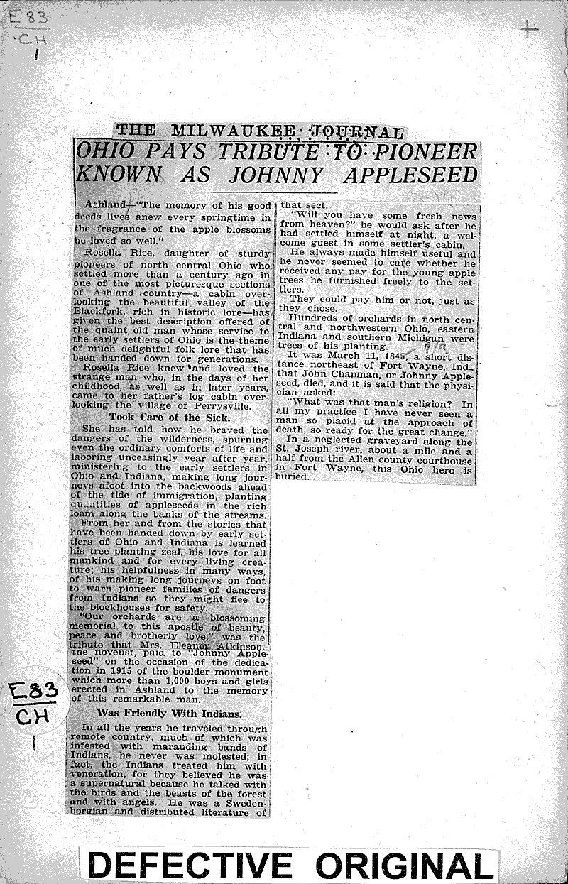 Source: Milwaukee Journal