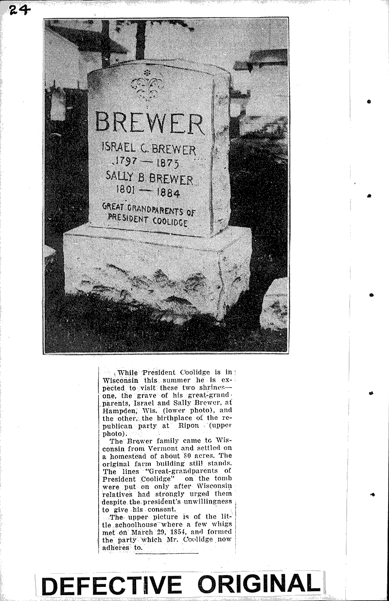  Source: Wisconsin State Journal Date: 1928-05-31