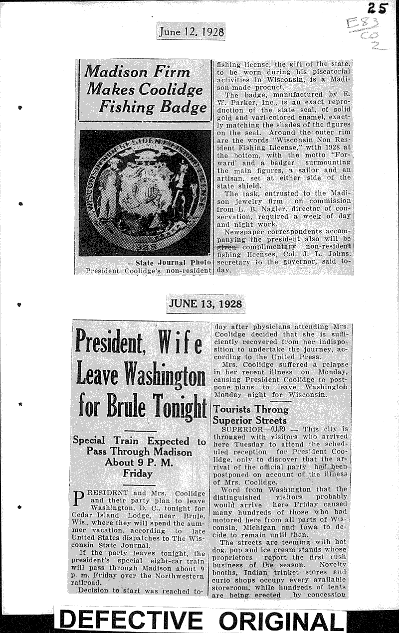  Source: Wisconsin State Journal Date: 1928-05-31