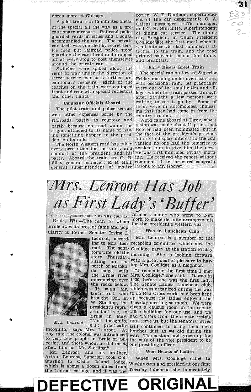  Source: Wisconsin State Journal Date: 1928-05-31