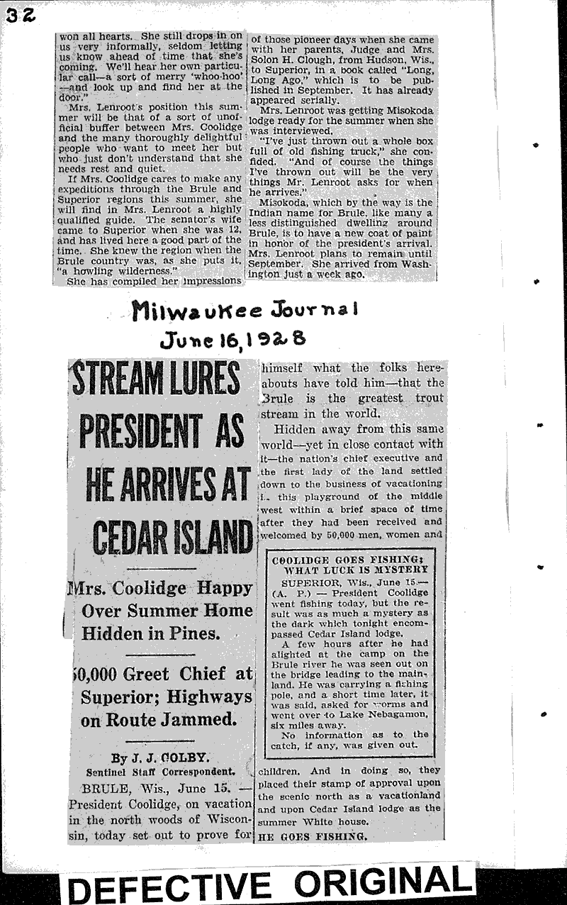  Source: Wisconsin State Journal Date: 1928-05-31