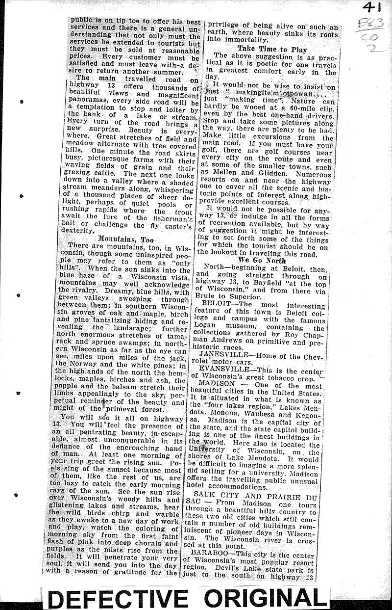  Source: Wisconsin State Journal Date: 1928-05-31