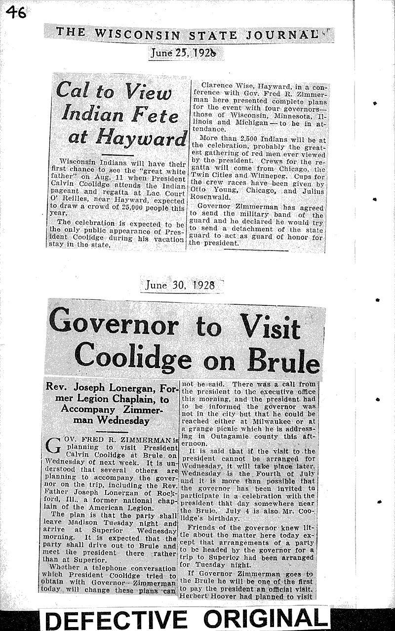  Source: Wisconsin State Journal Date: 1928-05-31