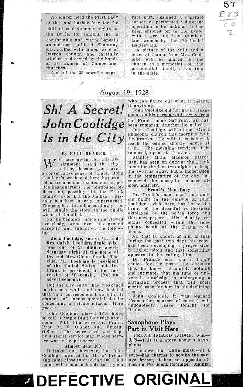  Source: Wisconsin State Journal Date: 1928-05-31