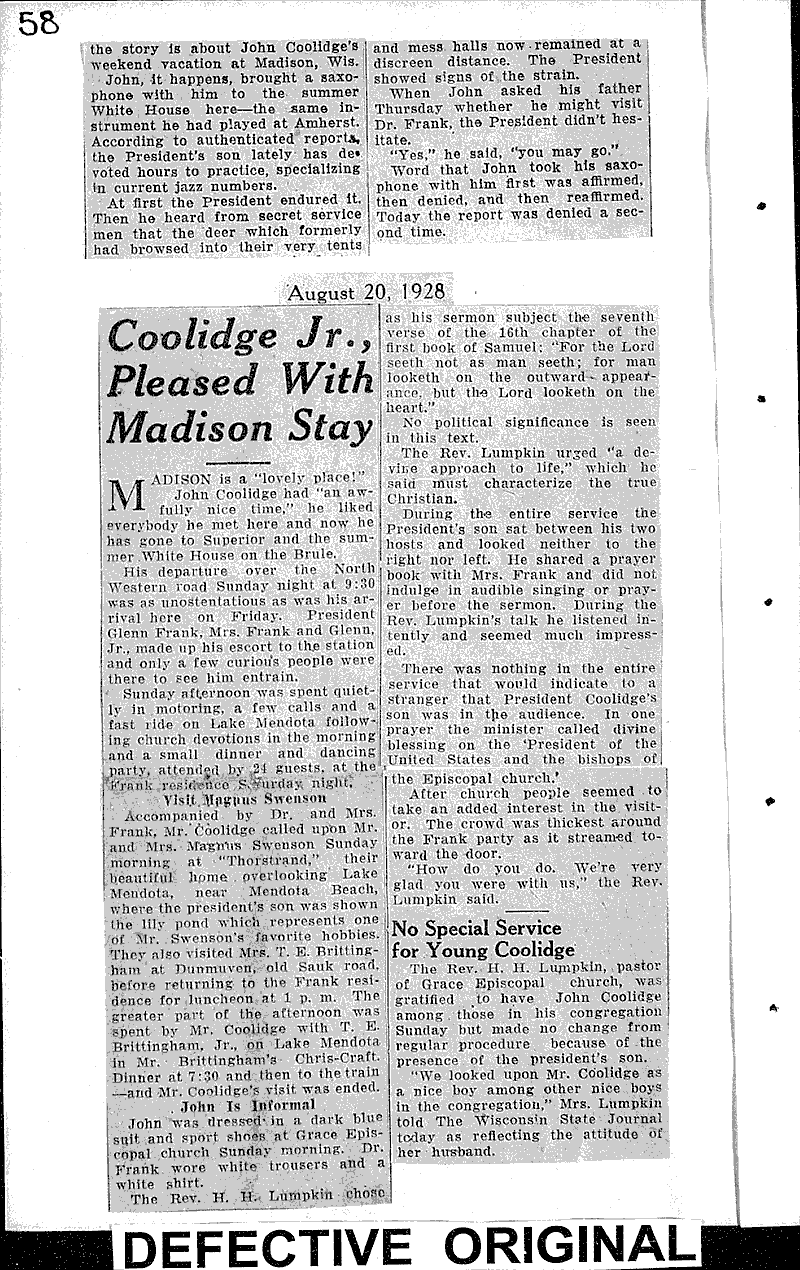  Source: Wisconsin State Journal Date: 1928-05-31