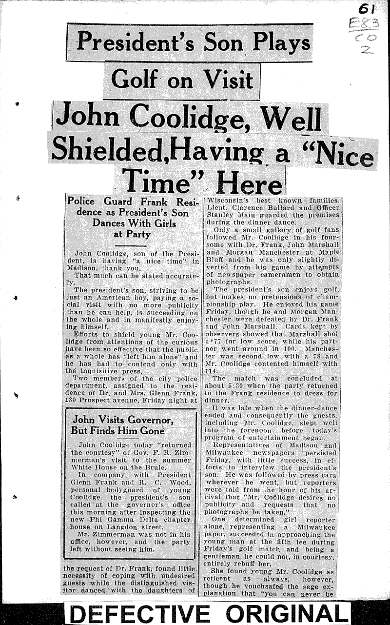  Source: Wisconsin State Journal Date: 1928-05-31