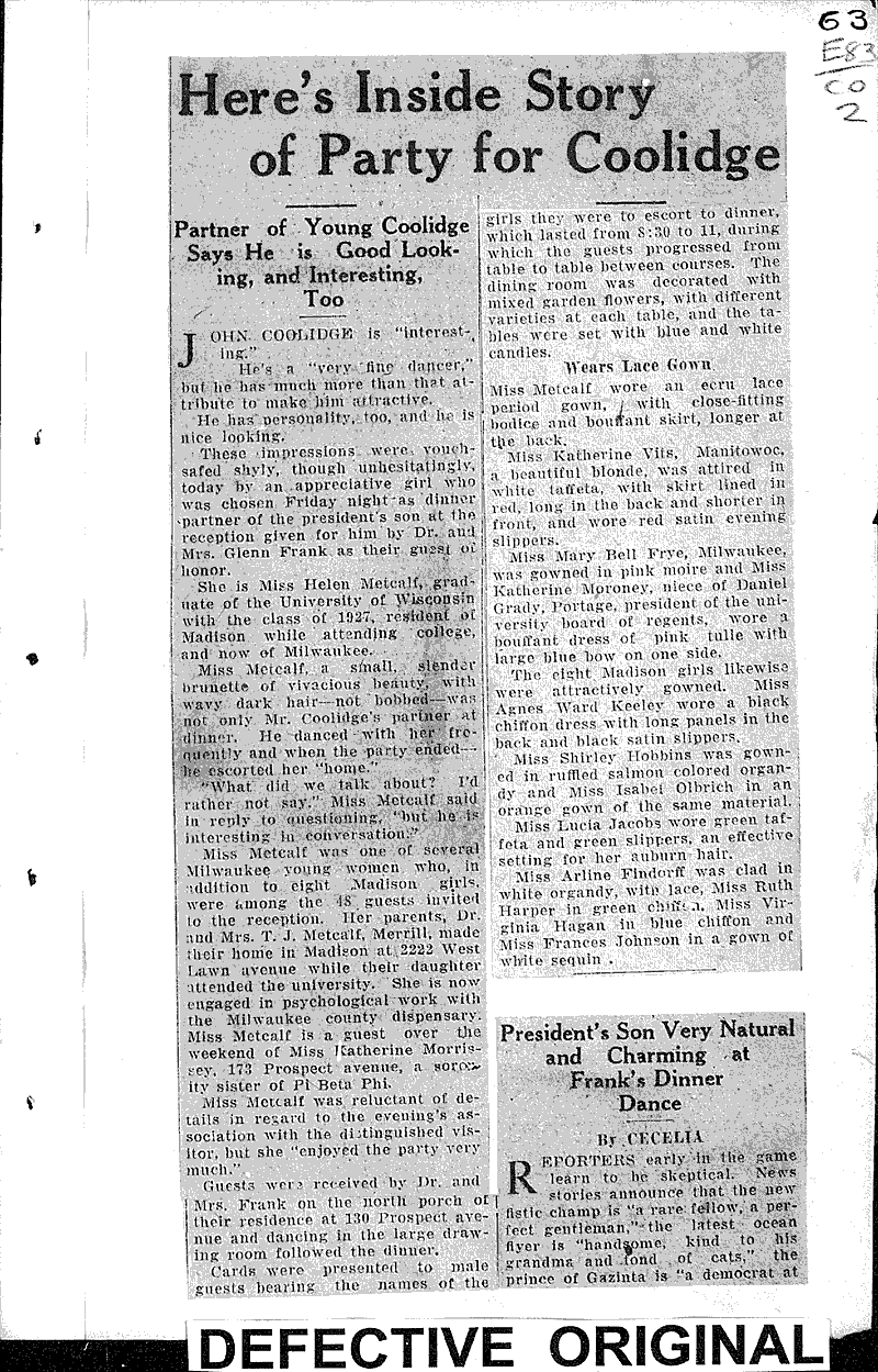  Source: Wisconsin State Journal Date: 1928-05-31