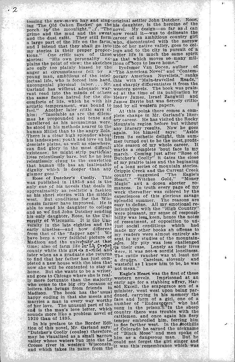  Source: La Crosse Tribune and Leader-Press Topics: Art and Music Date: 1922-11-19