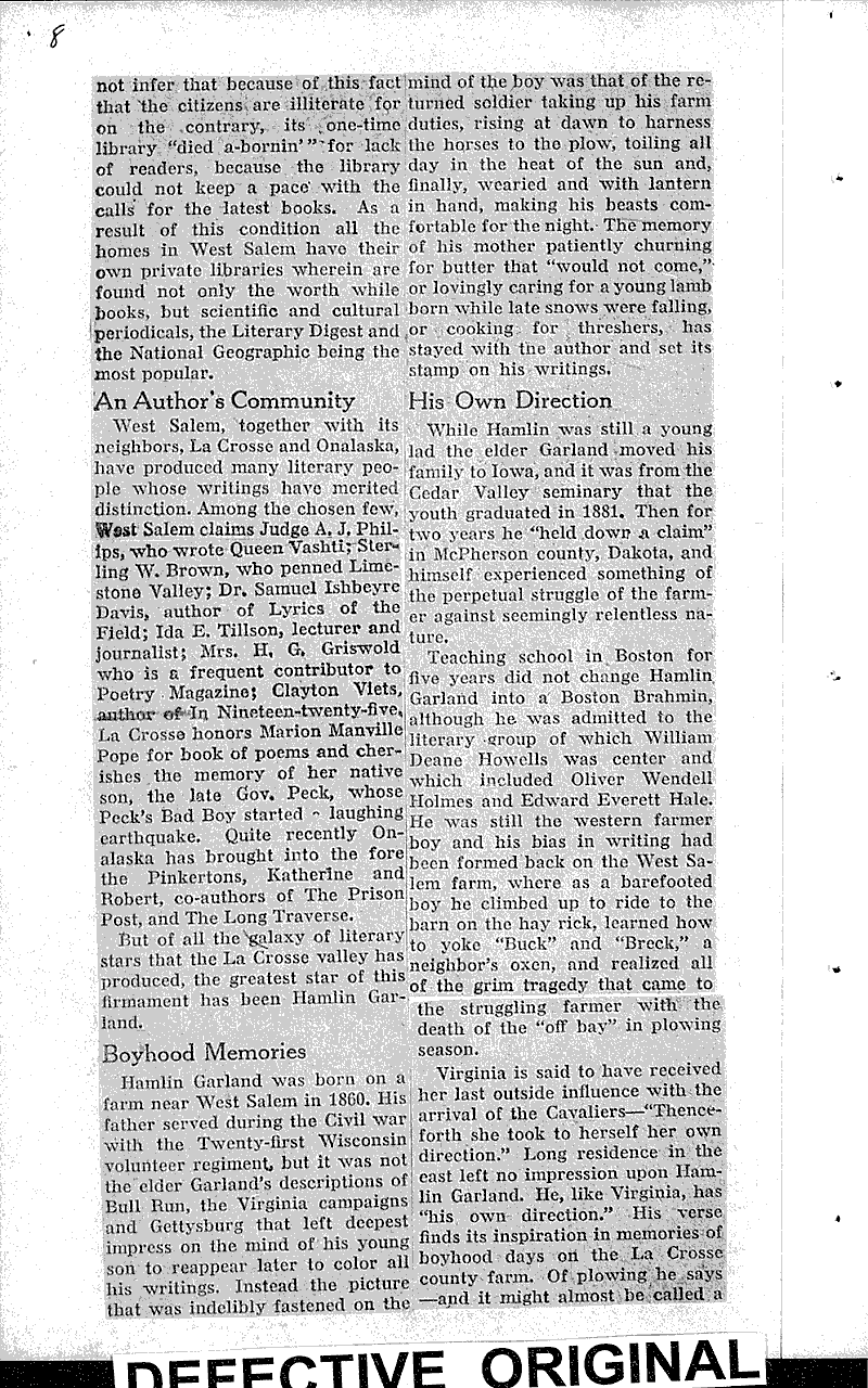  Source: La Crosse Tribune and Leader-Press Topics: Art and Music Date: 1922-11-19