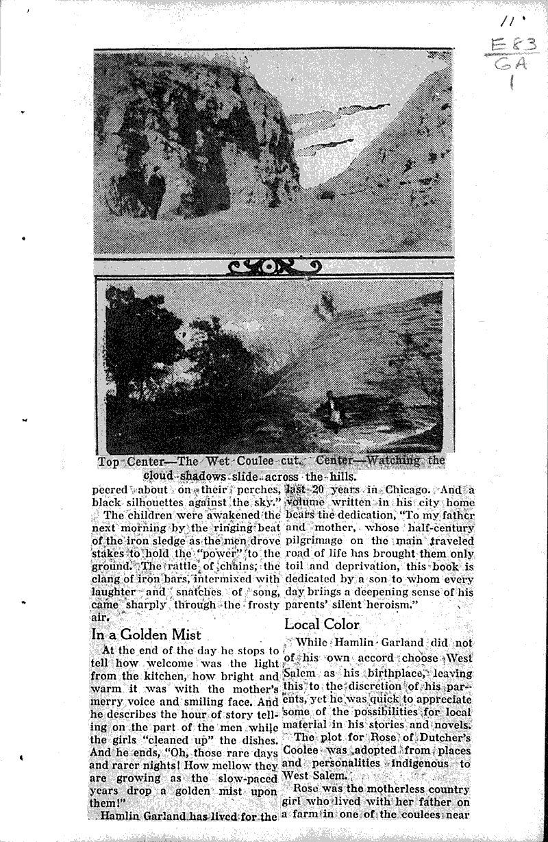 Source: La Crosse Tribune and Leader-Press Topics: Art and Music Date: 1922-11-19