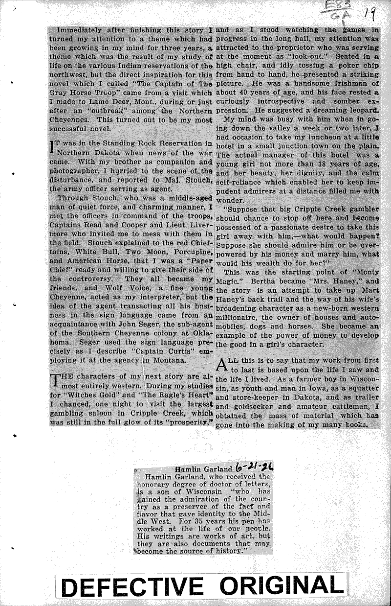  Source: La Crosse Tribune and Leader-Press Topics: Art and Music Date: 1922-11-19