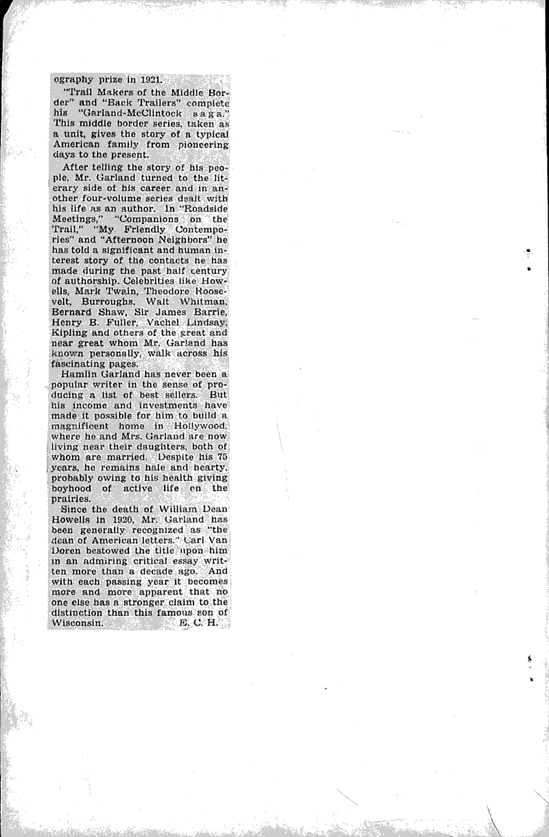  Source: La Crosse Tribune and Leader-Press Topics: Art and Music Date: 1922-11-19