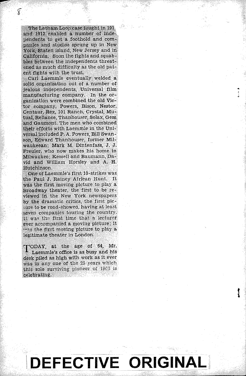  Source: Milwaukee Journal Topics: Art and Music Date: 1931-02-22