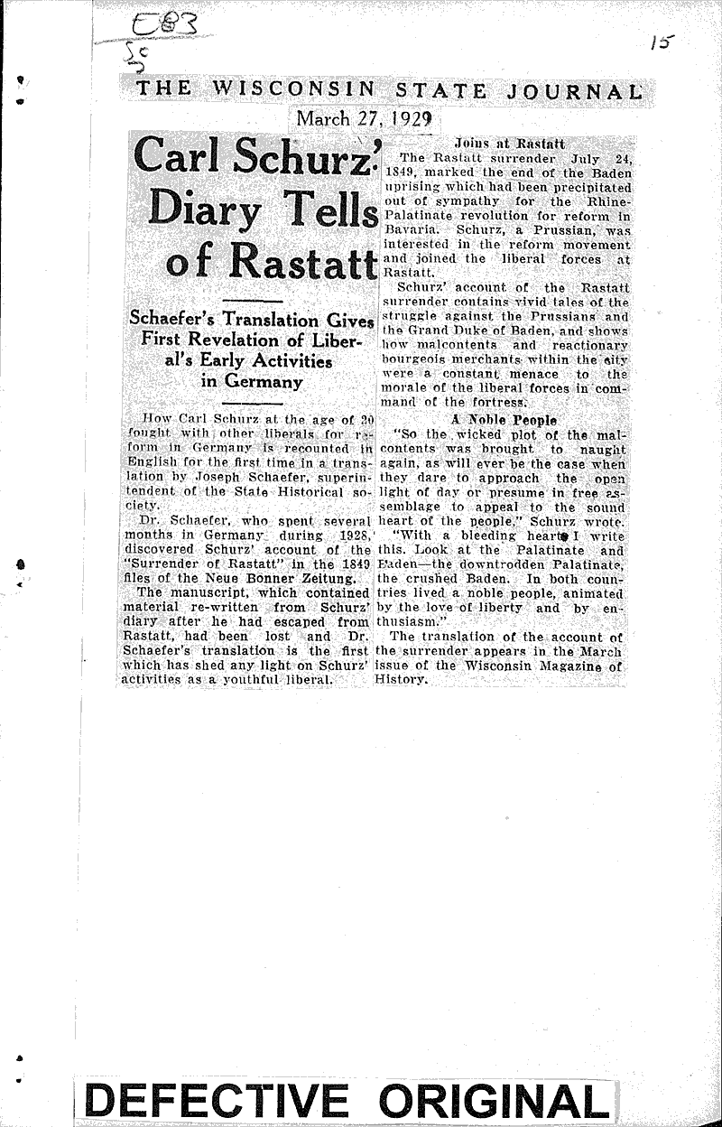  Source: Wisconsin State Journal Topics: Immigrants Date: 1928-01-08