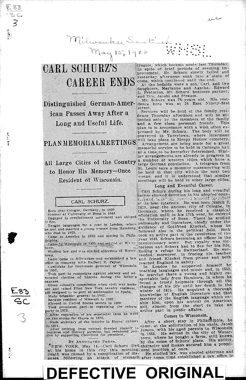  Source: Wisconsin State Journal Topics: Immigrants Date: 1928-01-08