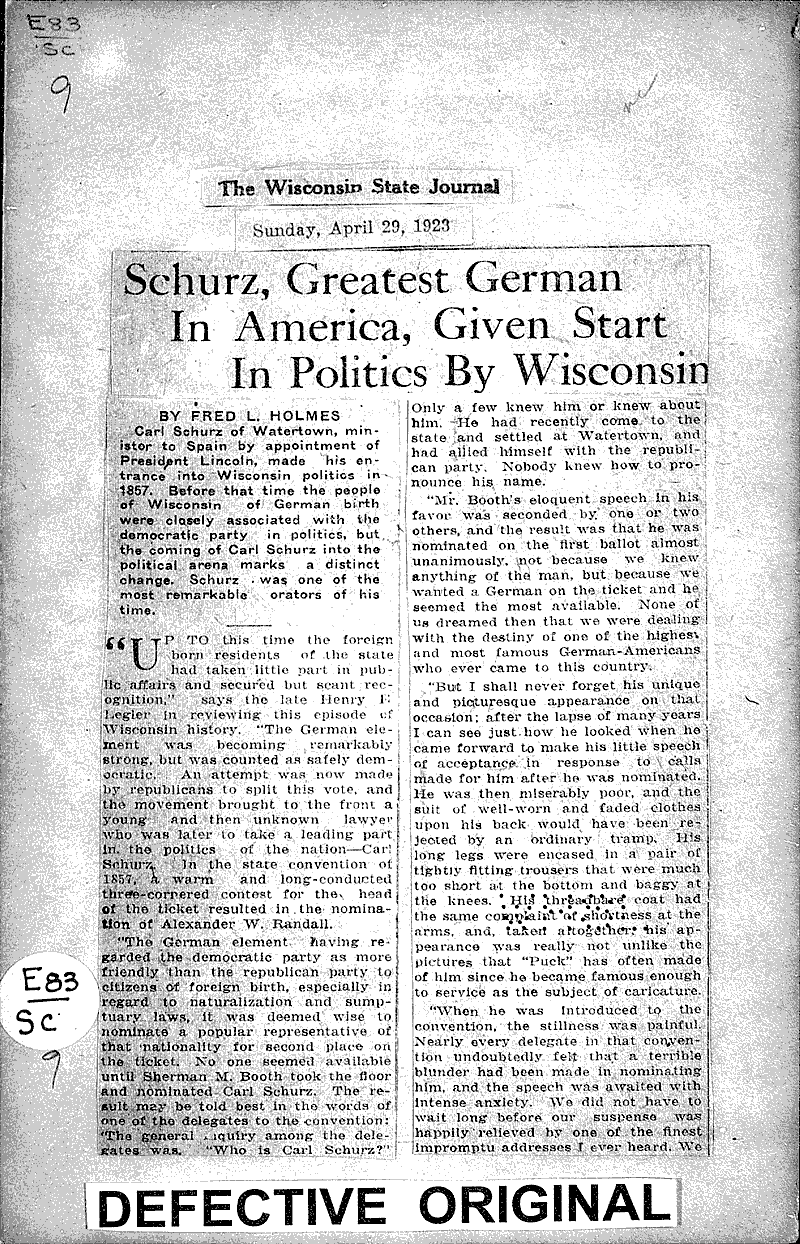  Source: Wisconsin State Journal Topics: Immigrants Date: 1928-01-08