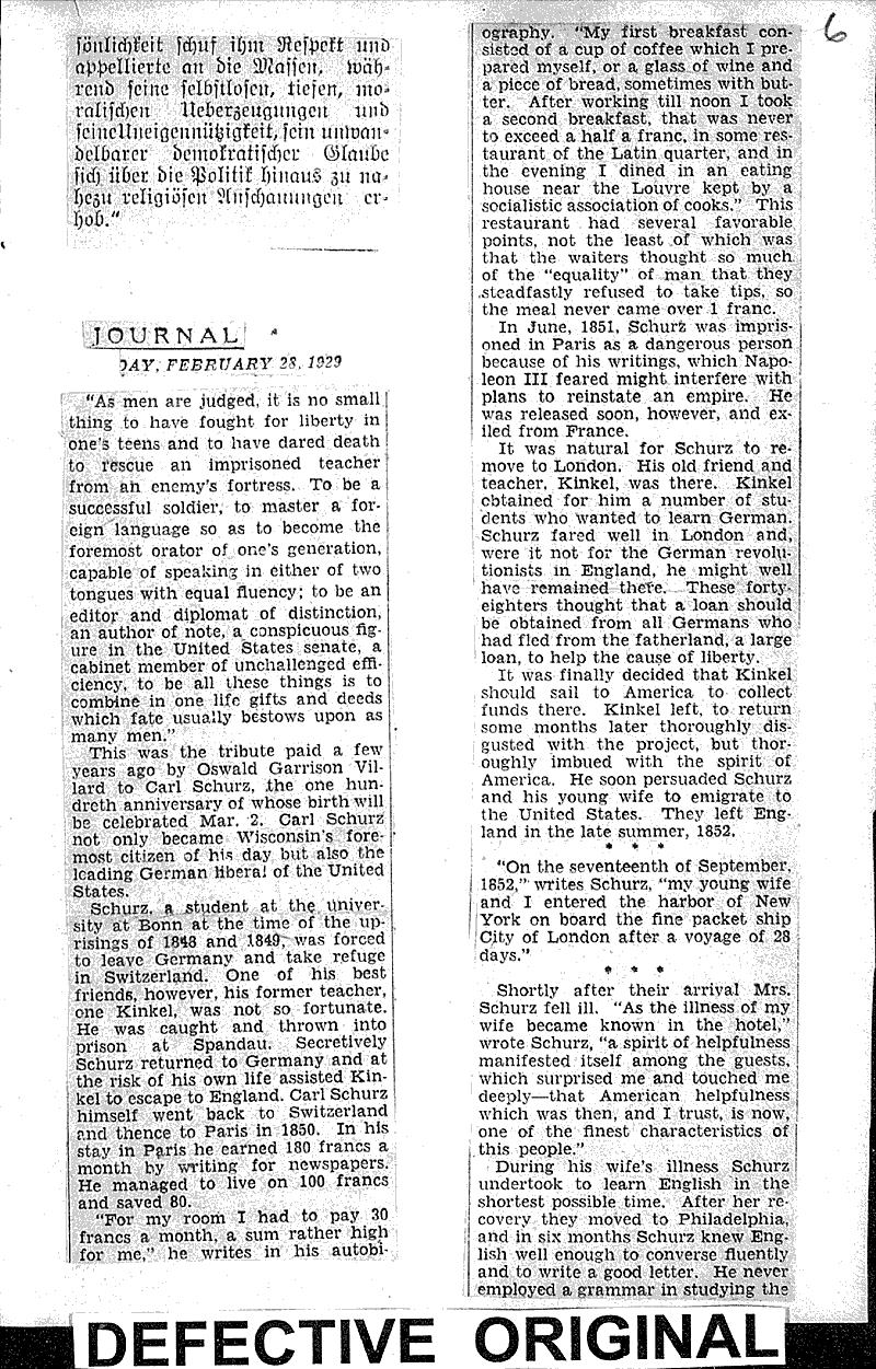  Source: Wisconsin State Journal Topics: Immigrants Date: 1928-01-08