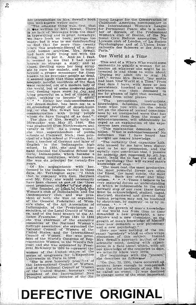  Source: Milwaukee Journal Topics: Art and Music Date: 1920-05-09