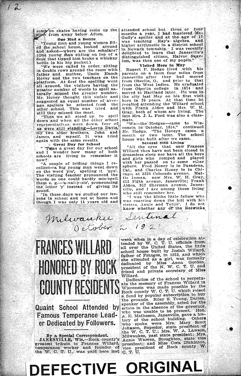 Source: Wisconsin State Journal Topics: Social and Political Movements Date: 1938-08-04