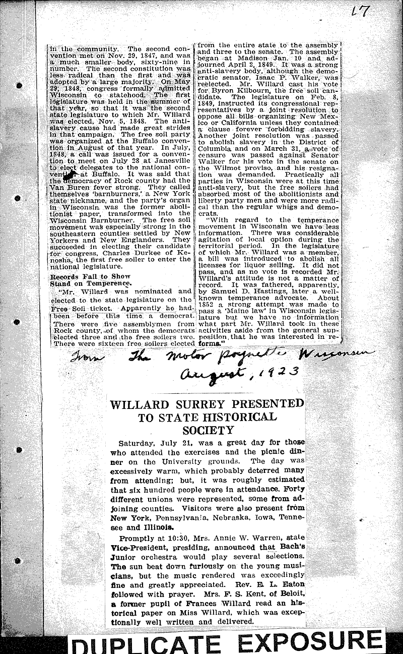 Source: Wisconsin State Journal Topics: Social and Political Movements Date: 1938-08-04