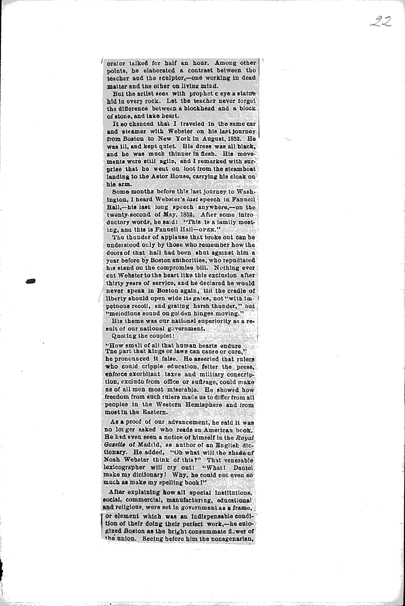ster Centennial Newspaper Article/Clipping Wisconsin Historical