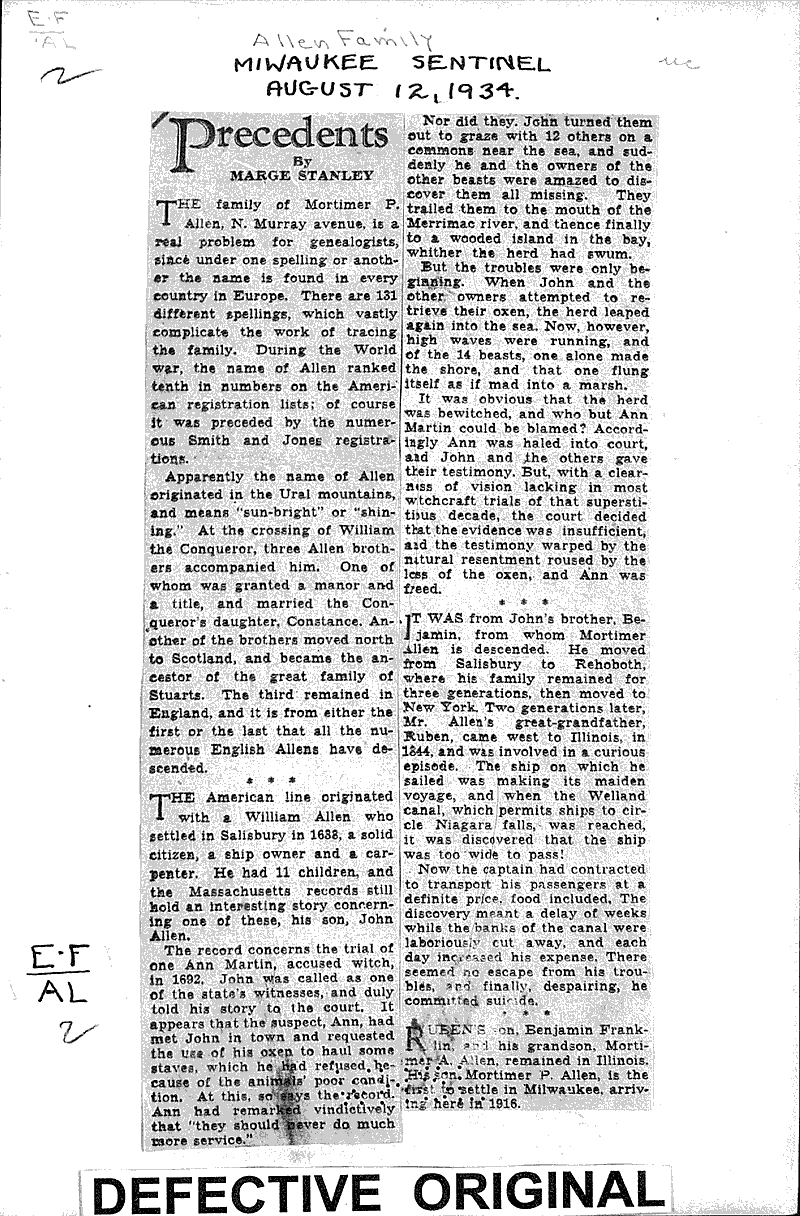  Source: Milwaukee Sentinel Date: 1934-08-12