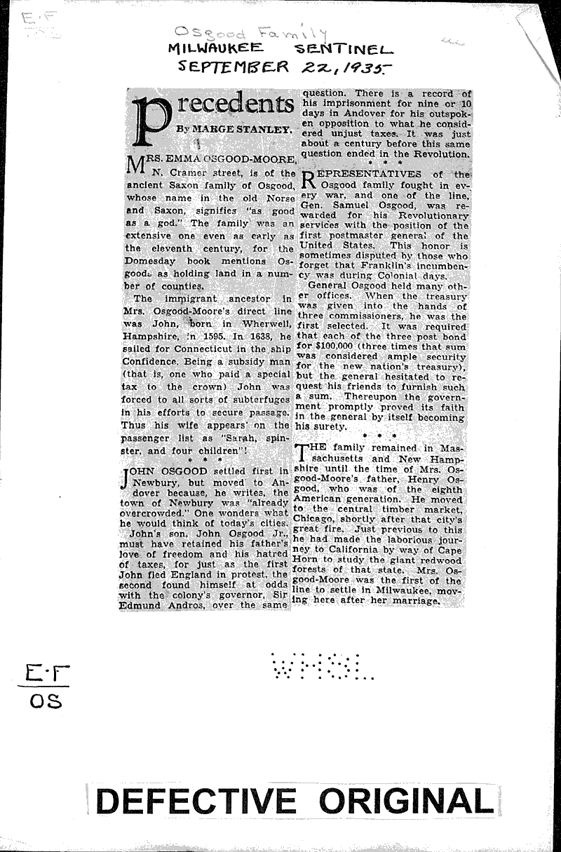  Source: Milwaukee Sentinel Topics: Immigrants Date: 1935-09-22