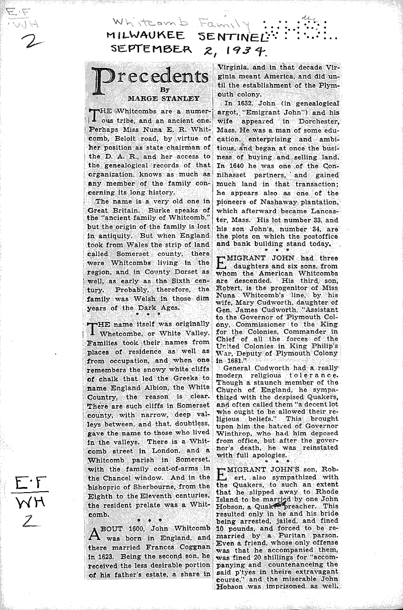  Source: Milwaukee Sentinel Topics: Immigrants Date: 1934-09-02