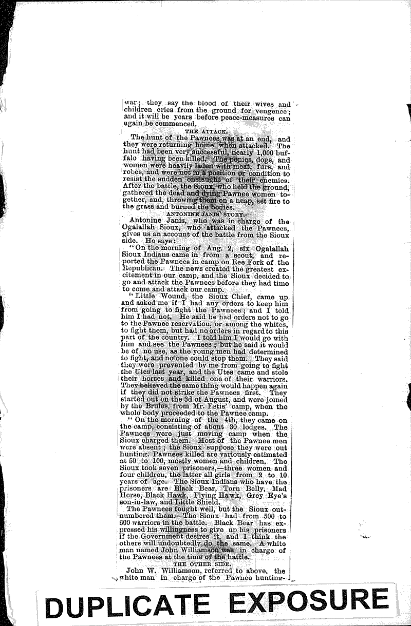  Source: Chicago Tribune Topics: Indians and Native Peoples Date: 1873-08-30