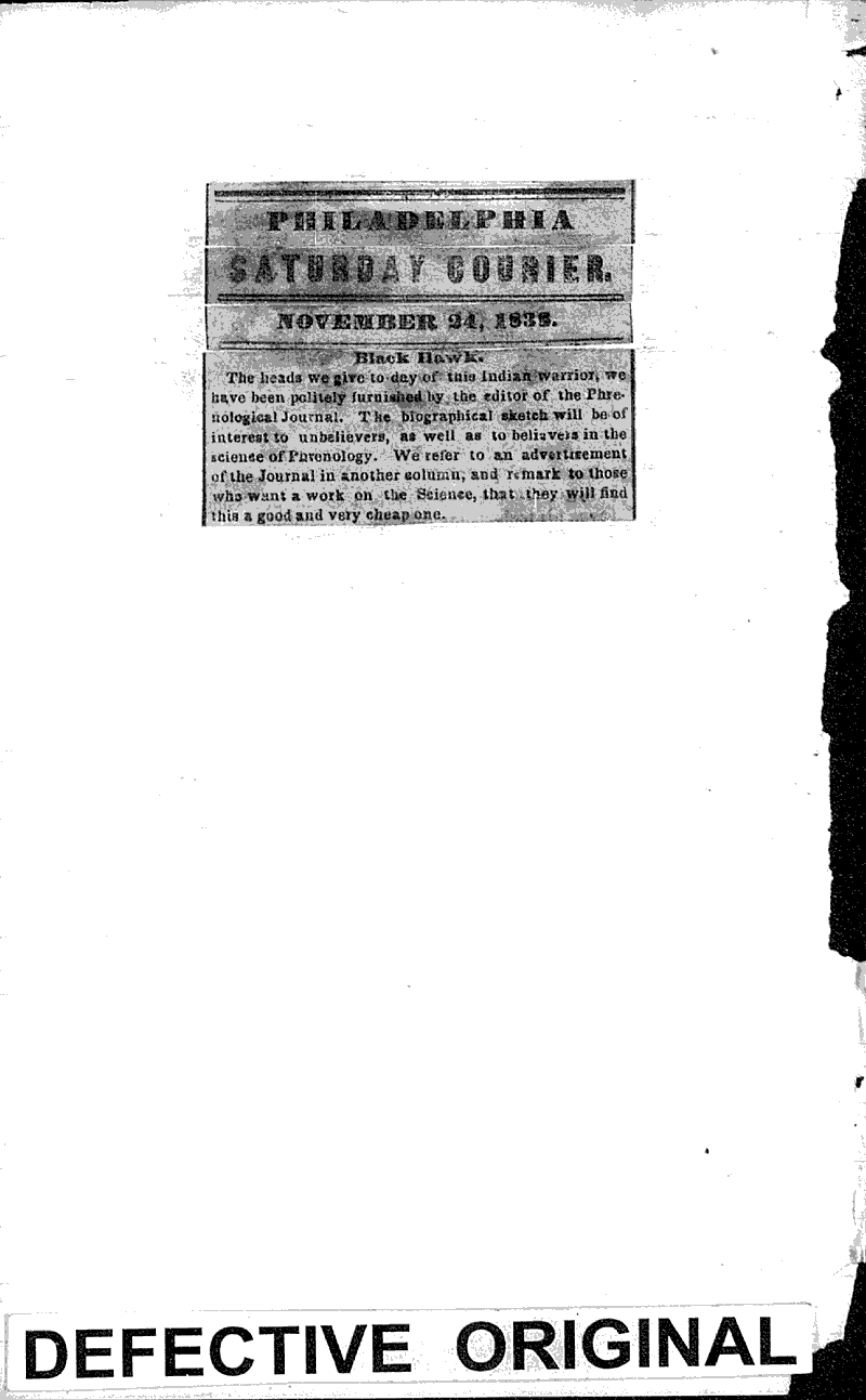  Source: Phrenological Journal and Life Illustrated Topics: Indians and Native Peoples Date: 1838-11-24