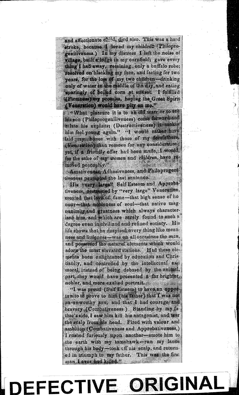  Source: Phrenological Journal and Life Illustrated Topics: Indians and Native Peoples Date: 1838-11-24