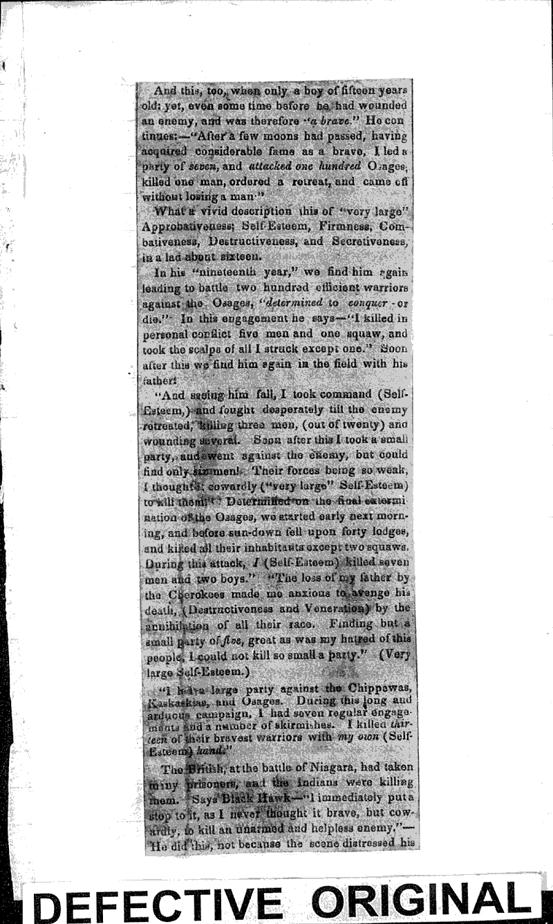  Source: Phrenological Journal and Life Illustrated Topics: Indians and Native Peoples Date: 1838-11-24