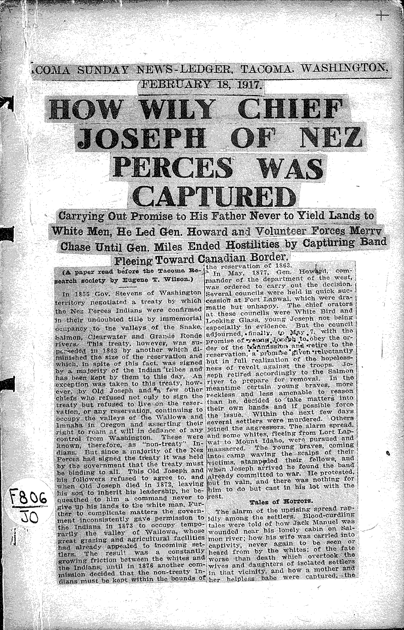 Source: Tacoma Sunday News-Ledger Topics: Indians and Native Peoples Date: 1917-02-18