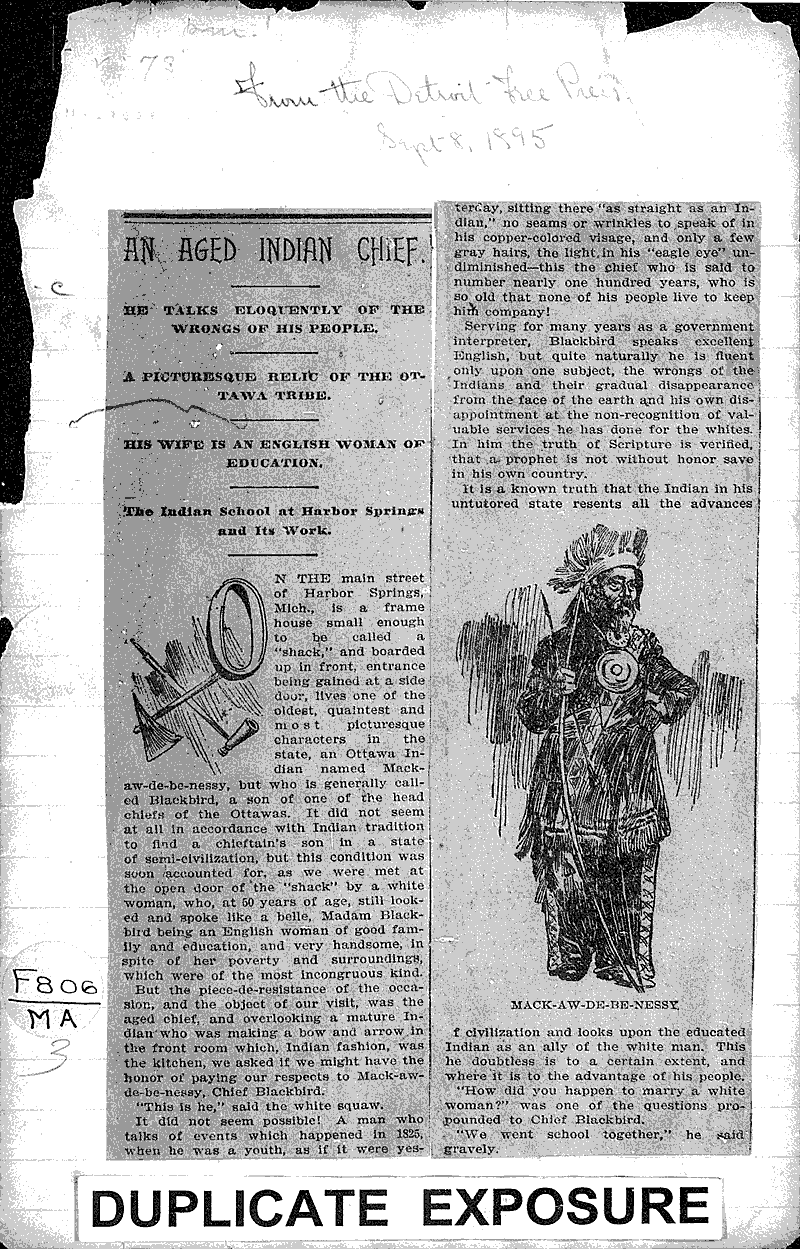  Source: Detroit Free Press Topics: Indians and Native Peoples Date: 1895-09-08