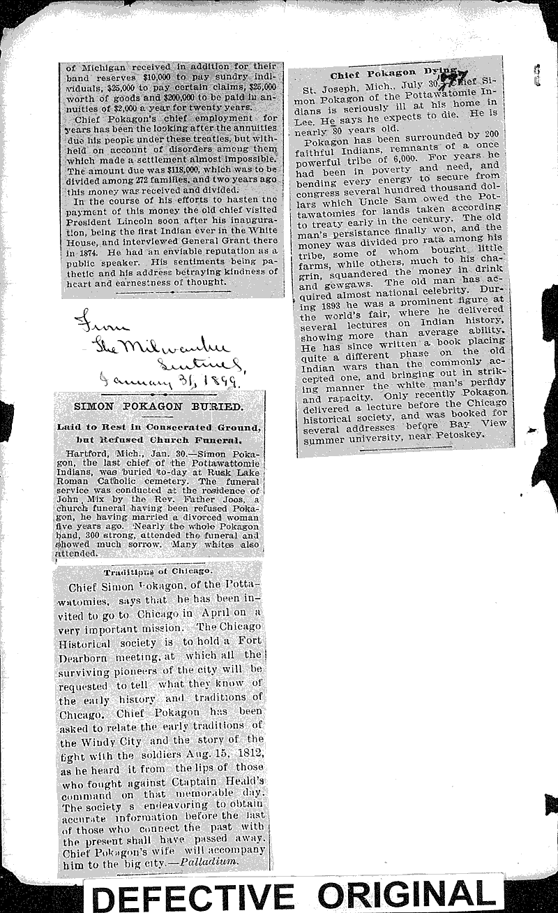  Source: Chicago Times - Herald Topics: Indians and Native Peoples Date: 1899-01-28