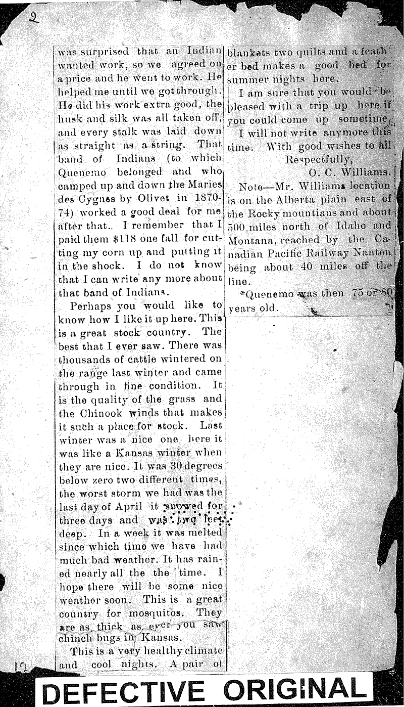 Historical Newspaper Article/Clipping Wisconsin Historical Society