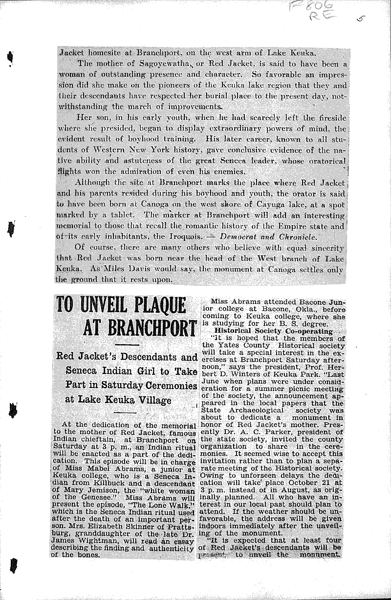  Topics: Indians and Native Peoples Date: 1933-10-05