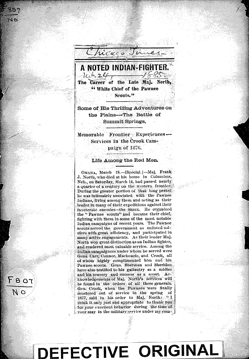  Source: Chicago Times Topics: Indians and Native Peoples Date: 1885-03-24