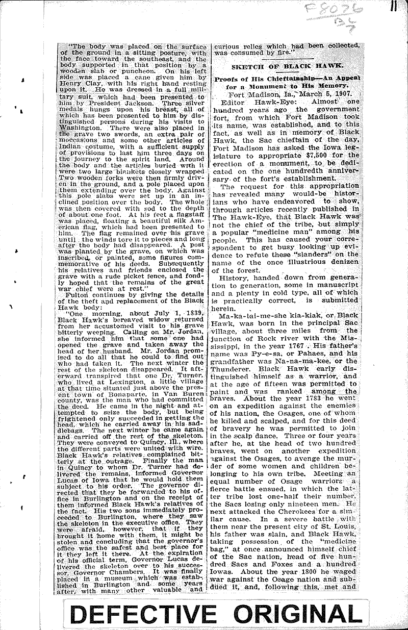  Topics: Indians and Native Peoples Date: 1907-03-24