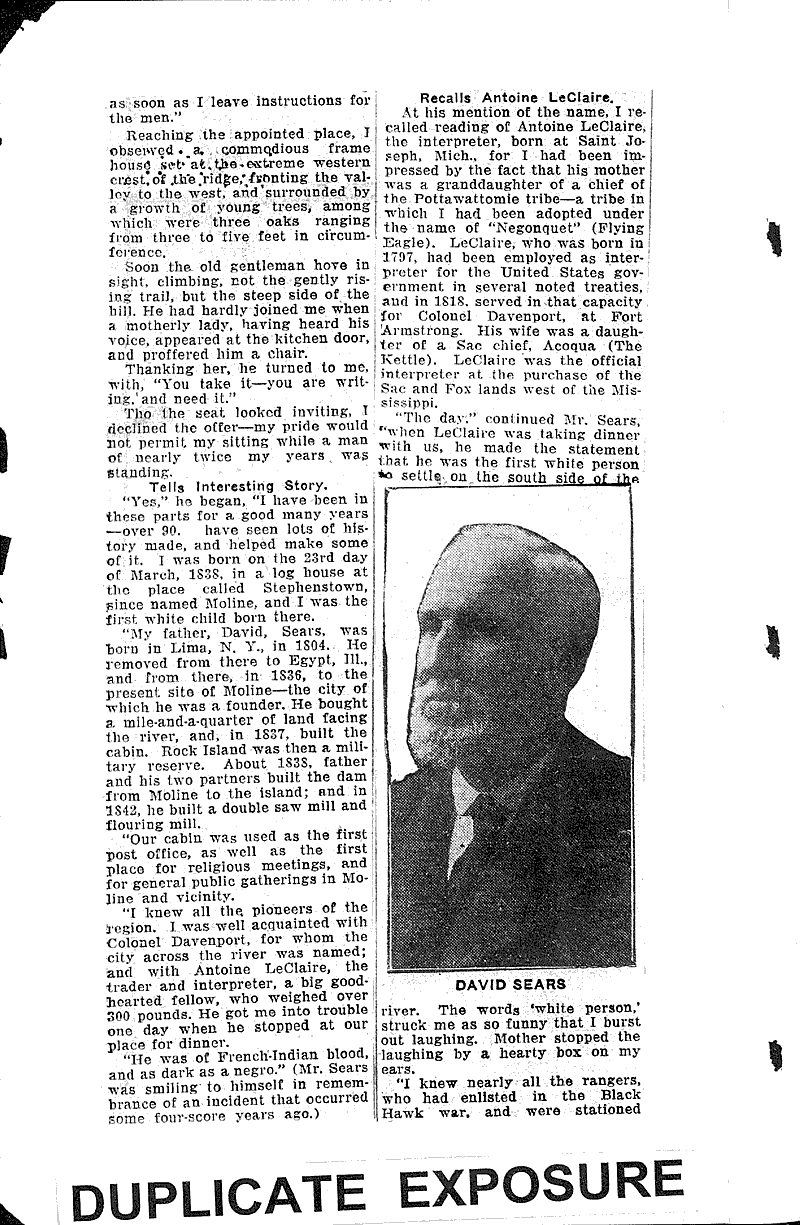 Source: Davenport Democrat and Leader Topics: Indians and Native Peoples Date: 1931-05-10