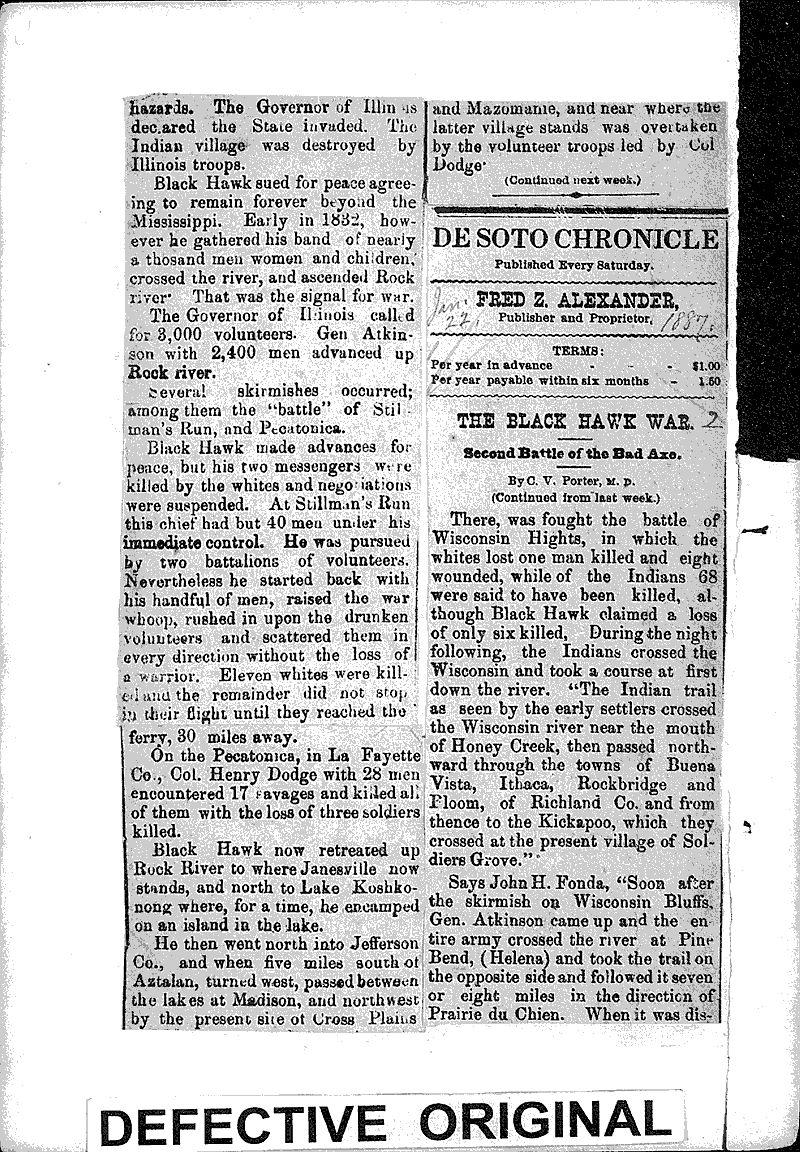  Source: Desoto Chronicle Topics: Indians and Native Peoples Date: 1887-01-15