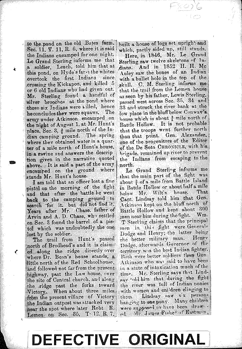  Source: Desoto Chronicle Topics: Indians and Native Peoples Date: 1887-01-15