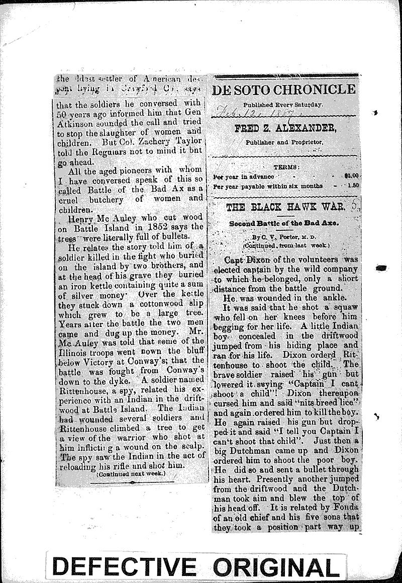  Source: Desoto Chronicle Topics: Indians and Native Peoples Date: 1887-01-15